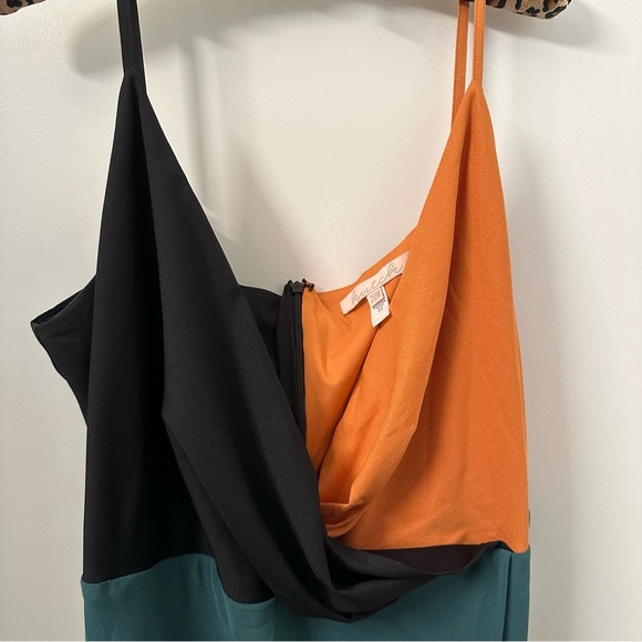 Anthropology Hutch Color Block Slip Dress - Picture 3 of 6